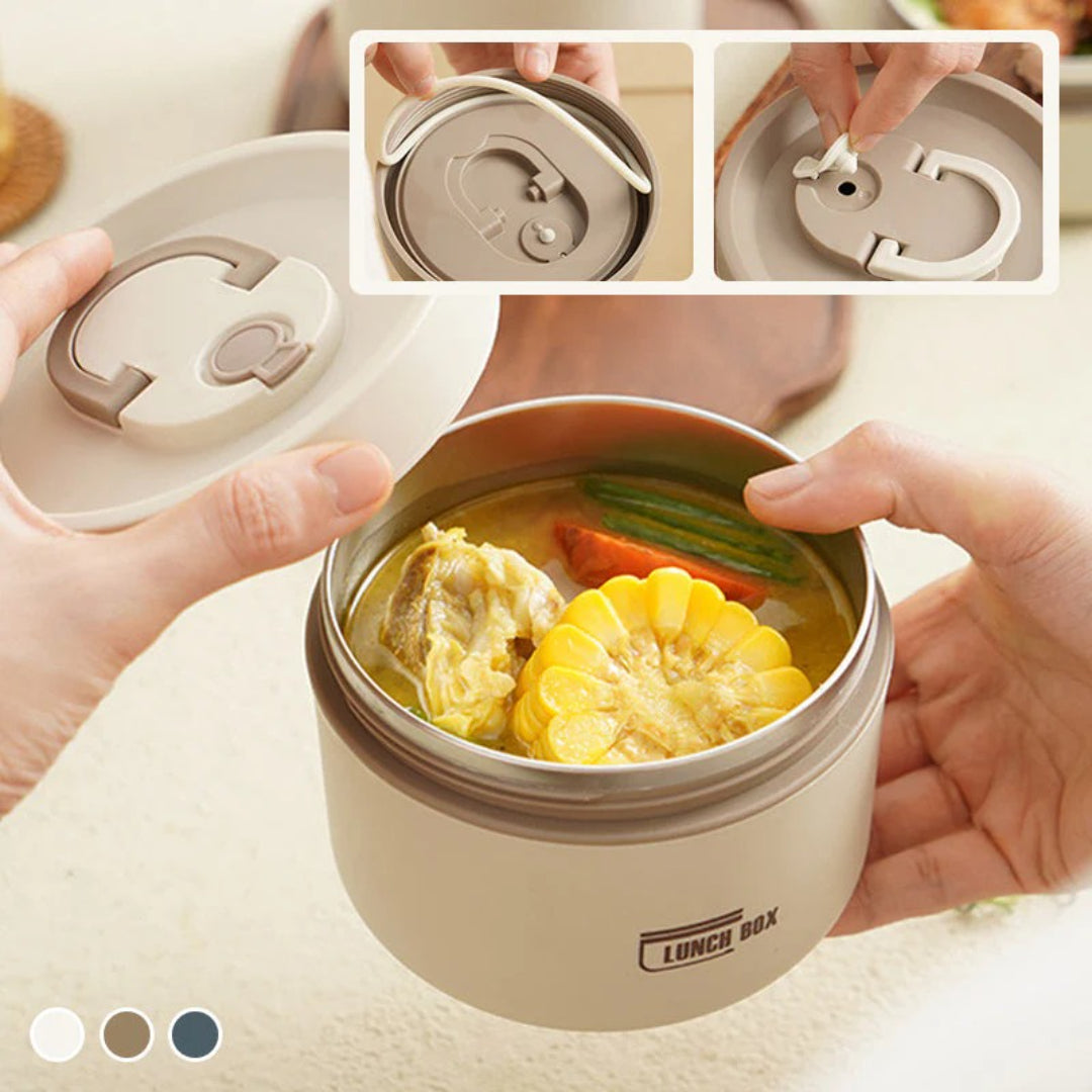 Geïsoleerde lunchbox met meerdere lagen