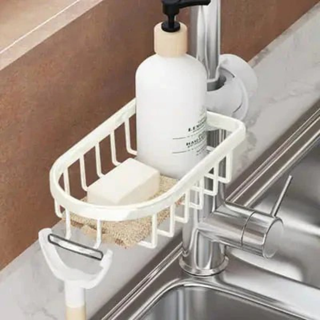 Metalen douche opbergrek