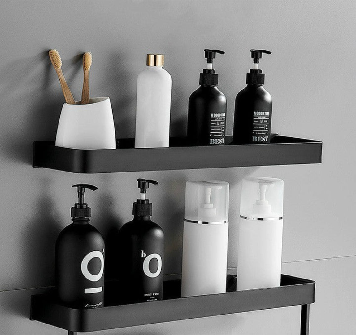 Minimalistische metalen wandplank