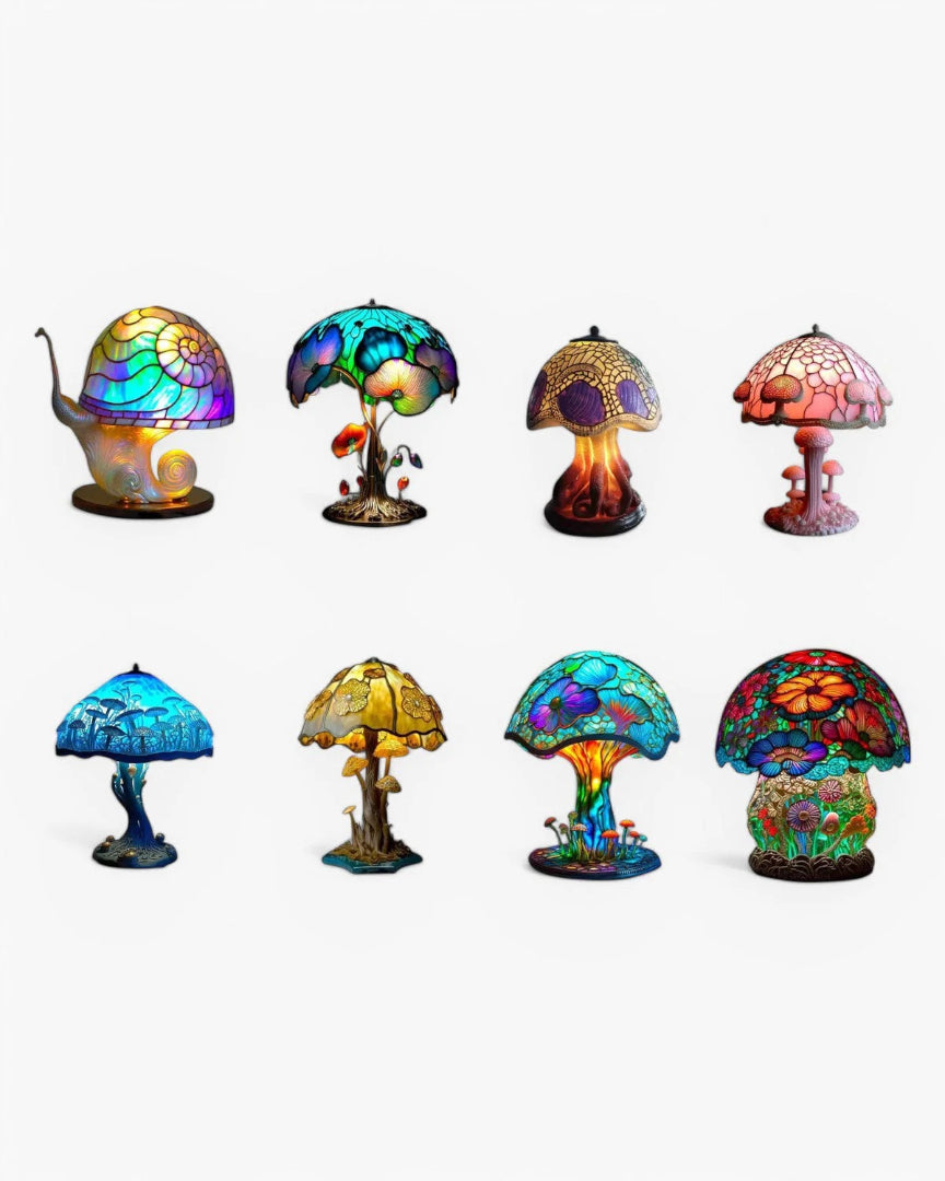 Bohemian hars tafellamp