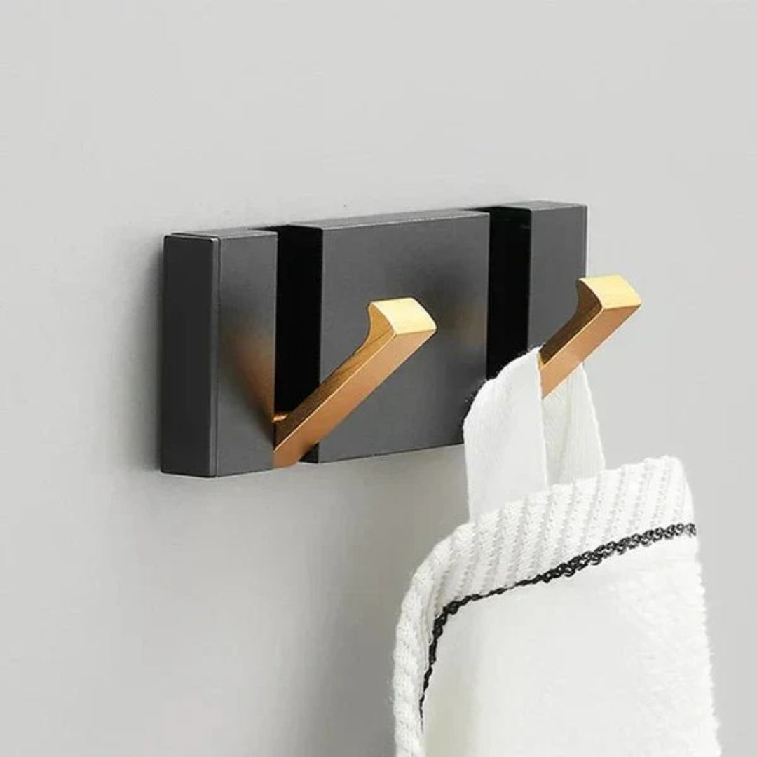 Moderne dubbele badkamer/kapstok wandhaak