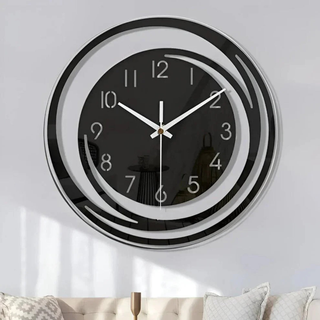 Scandinavische acryl ronde wandklok
